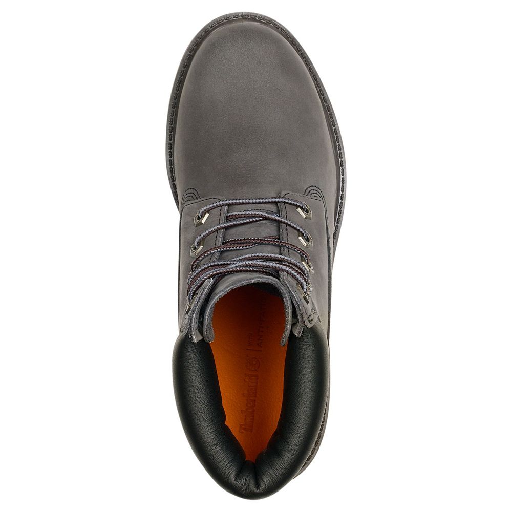 Bototos Timberland Mujer 6-Inch Premium Waterproof Internal Wedge Gris Oscuro - Chile BUT-897146